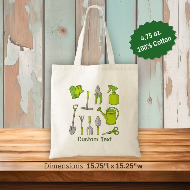 Tote Bag Icônes de jardinage (Créateur téléchargé)