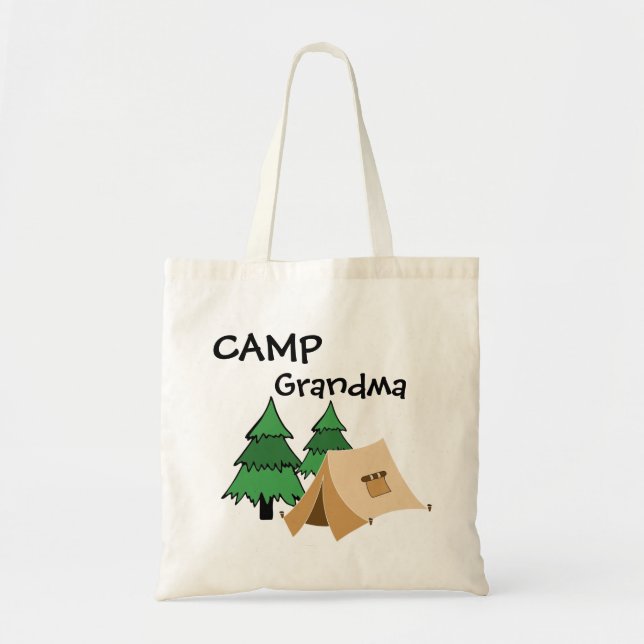 Tote Bag Idées de camp grand-parent (Devant)