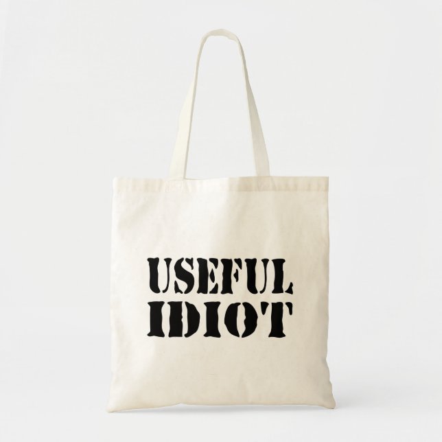 TOTE BAG IDIOT UTILE (Devant)