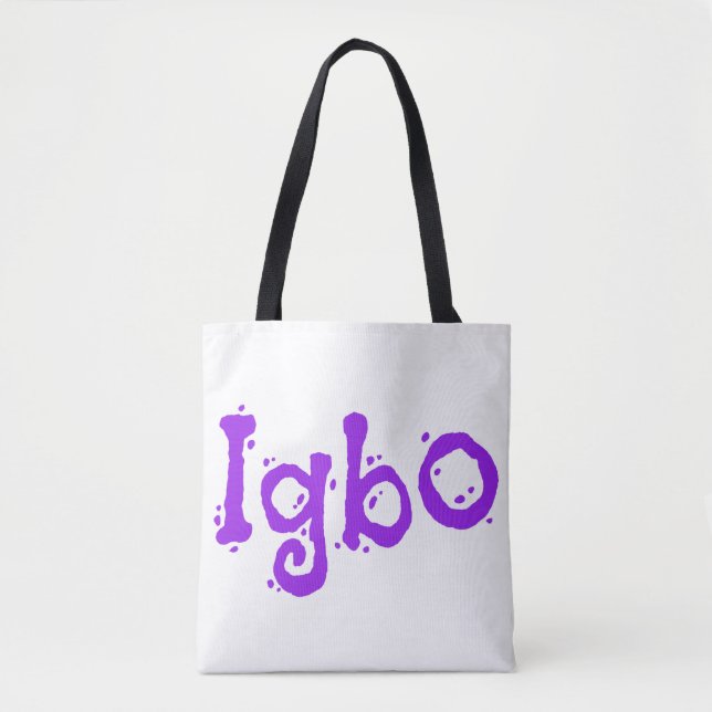 Tote Bag Igbo pourpre (Devant)