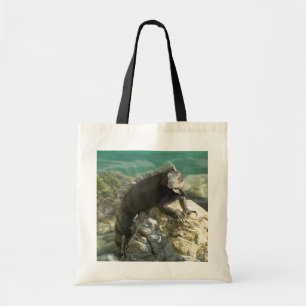 Tote Bag Iguane sur les rochers à St. Thomas