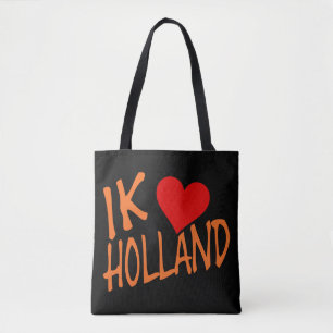 Tote Bag Ik Heart Holland ou sur le bloc