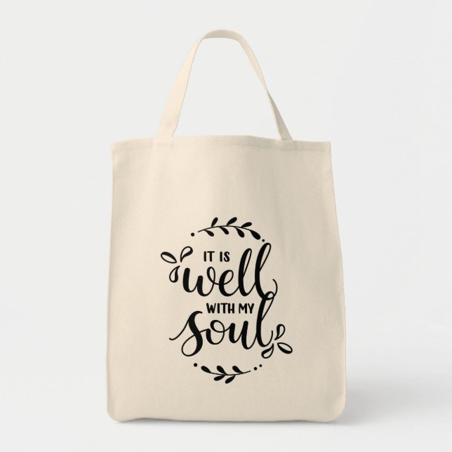 Tote Bag Il est bien avec mon âme - Fourre-tout (Devant)