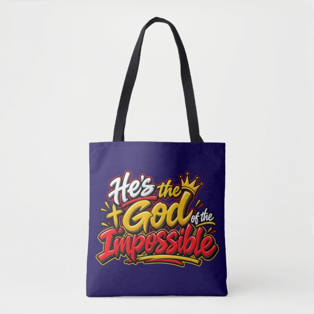 Tote Bag Il est le Dieu du possible (Devant)