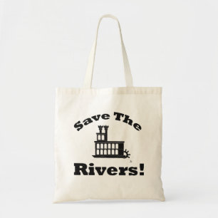Tote Bag Il est temps de sauver les rivières Trending Desig