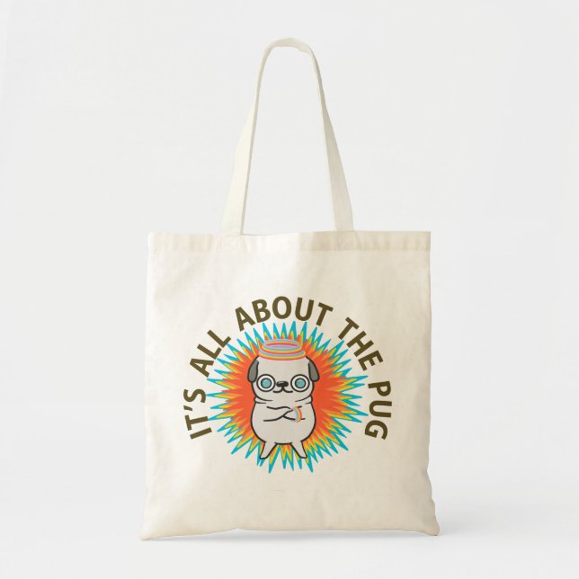 Tote Bag Il est tout au sujet du CARLIN ! (Devant)
