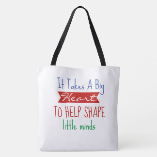 Tote Bag Il faut un grand coeur pour aider à former des pet
