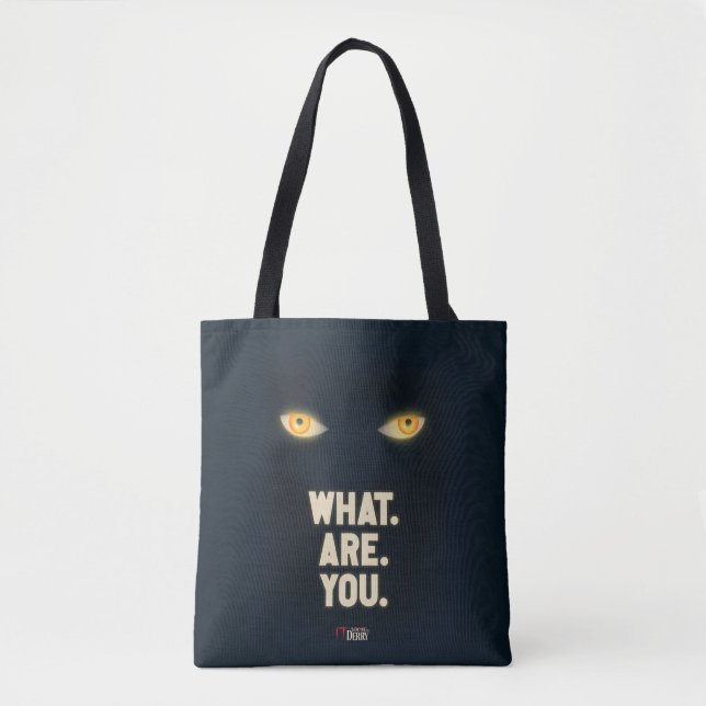 Tote Bag IL Joue Les Yeux "Quoi.Es.Vous." (Devant)