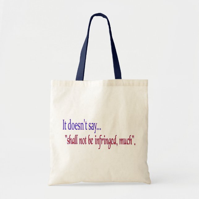 Tote Bag Il ne dit pas... "On va être violés, beaucoup" (Devant)