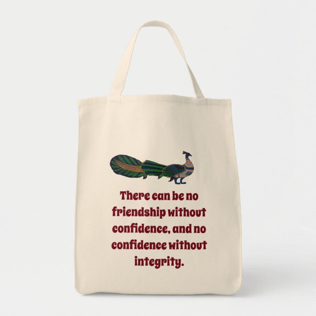 Tote Bag Il Ne Peut Y Avoir D'Amitié - Citation De Confianc (Devant)