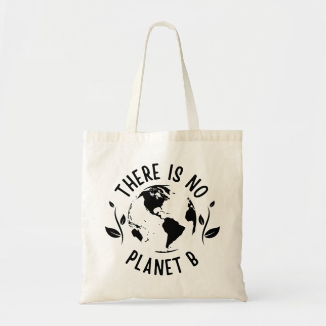 Tote Bag Il N'Y A Pas De Planète B Environnement Terre (Devant)