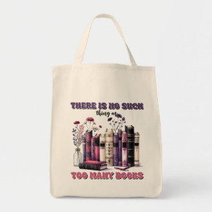 Tote Bag Il n'y a rien de tel que trop de livres gothiques
