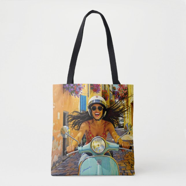 Tote Bag  “Il riso del vento” (Laughter of the Wind) (Devant)