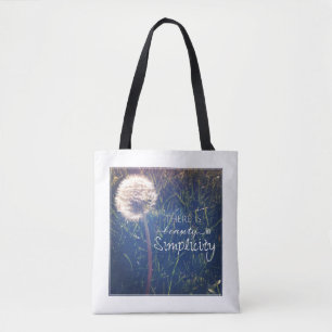 Tote Bag Il y a beauté dans la simplicité