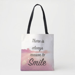 Tote Bag Il y a toujours raison de sourire