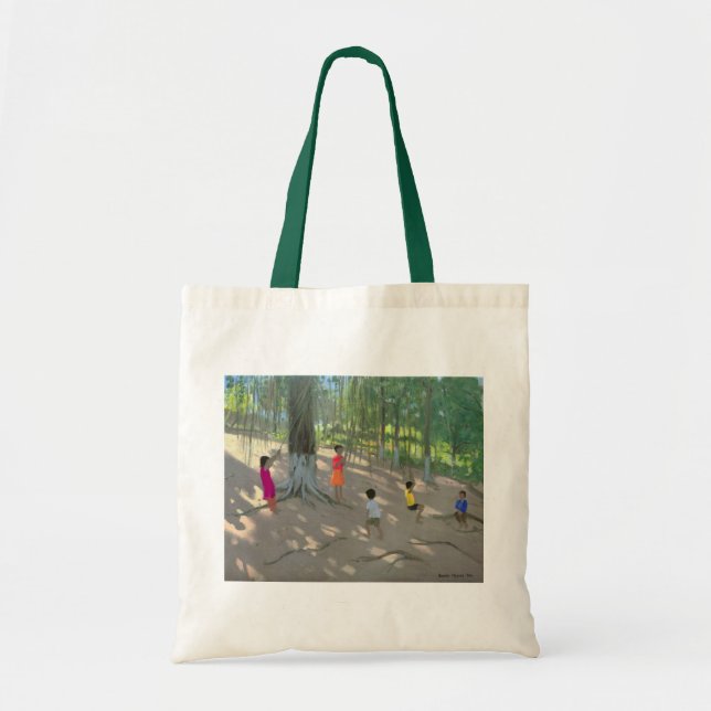 Tote Bag Île Bombay 2000 d'éléphant d'oscillation d'arbre (Devant)