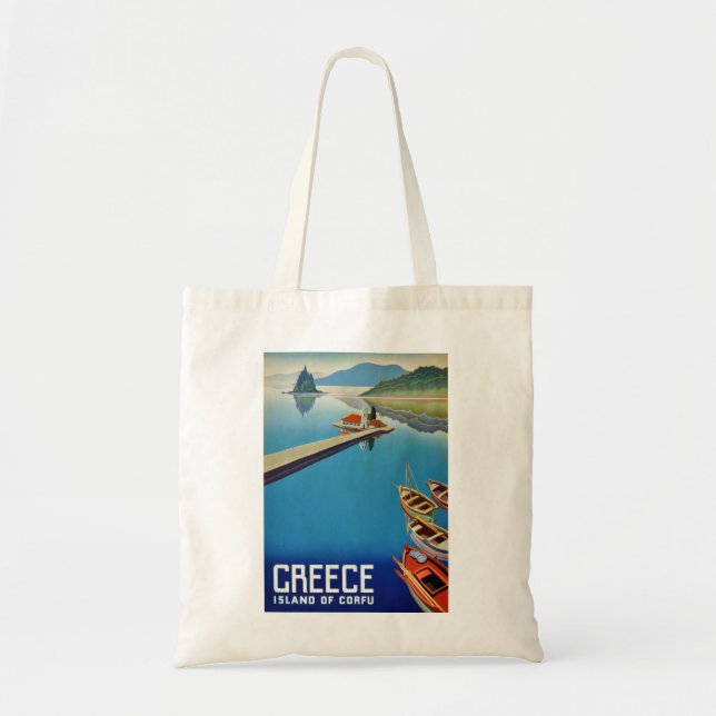 TOTE BAG ÎLE DE CORFU (Devant)