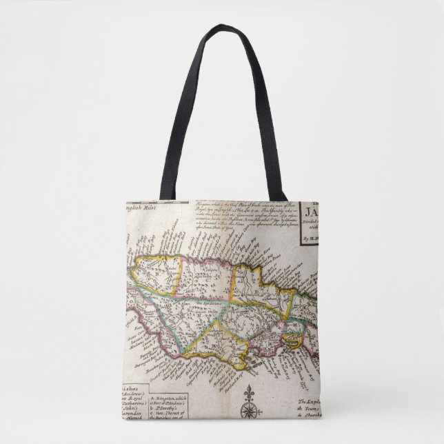 Tote Bag Île de la Jamaïque (Devant)