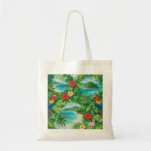 Tote Bag Île de Providencia Colombie Perroquet Tropical