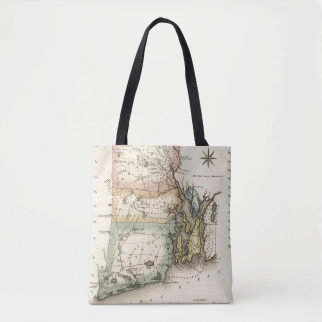 Tote Bag Île de Rhode (Devant)