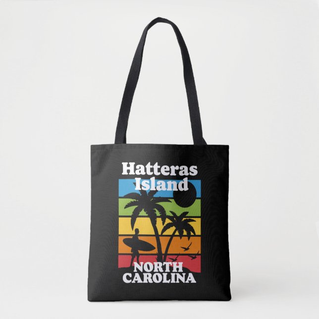 Tote Bag Île Hatteras, Caroline du Nord (Devant)