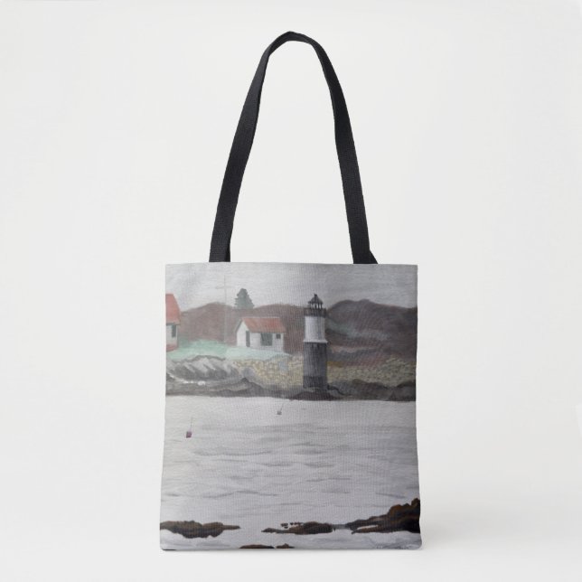 Tote Bag Île Ram Maine (Devant)
