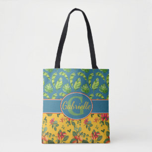 Tote Bag Île tropicale personnalisée