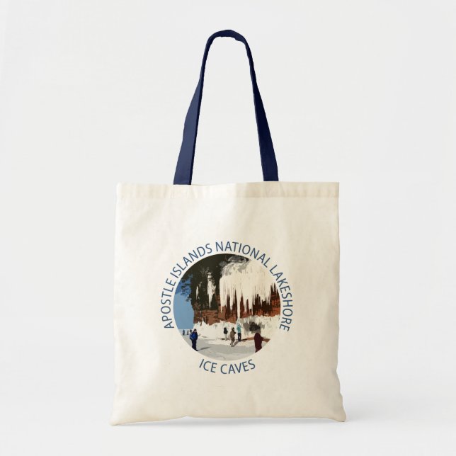 Tote Bag Iles Apôtres GLACES Nationales Lakeshore (Devant)