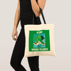 Tote Bag Iles Hawaii Oahu