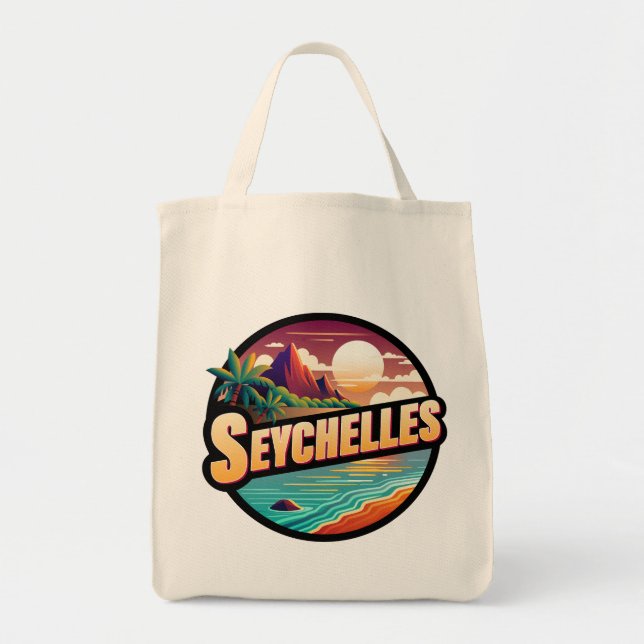 Tote Bag Îles Seychelles Océan Indien (Devant)