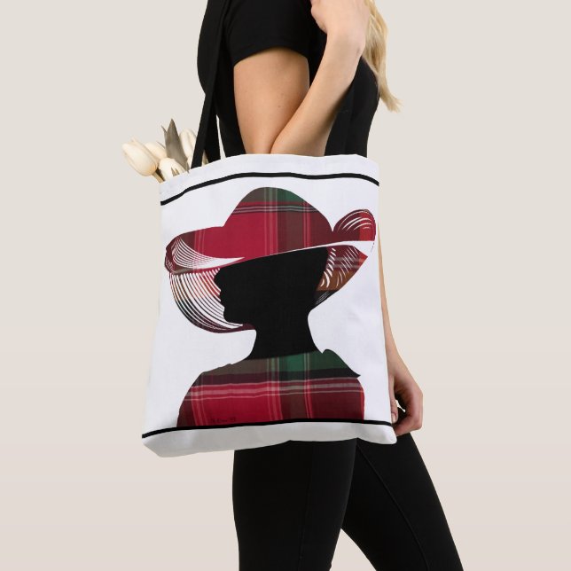 Tote Bag Îles Vierges américaines St. Croix USVI Madras Mot (De près)