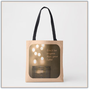 Tote Bag Illuminations de pot Mason