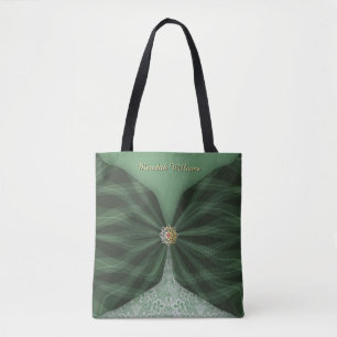 Tote Bag Illusion textile de bijou d'arbre botanique person
