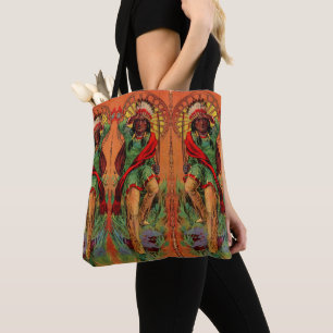 Tote Bag Illustration 1919 indienne indigène