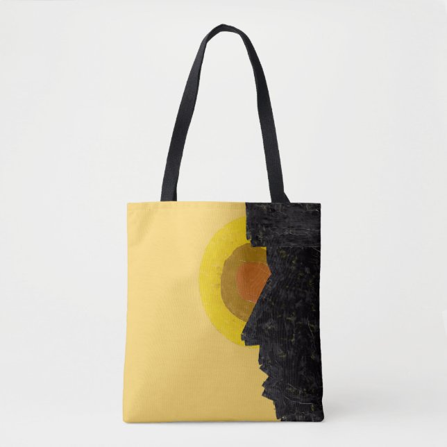 Tote Bag Illustration Abstraite de l'Âme Morabeza du Cap-Ve (Devant)