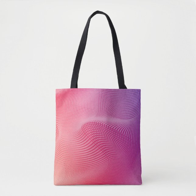 Tote Bag  Illustration Arrière - plan Social Media Gradient (Devant)