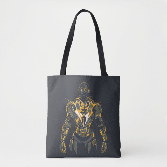 Tote Bag Illustration Black Lightning (Devant)