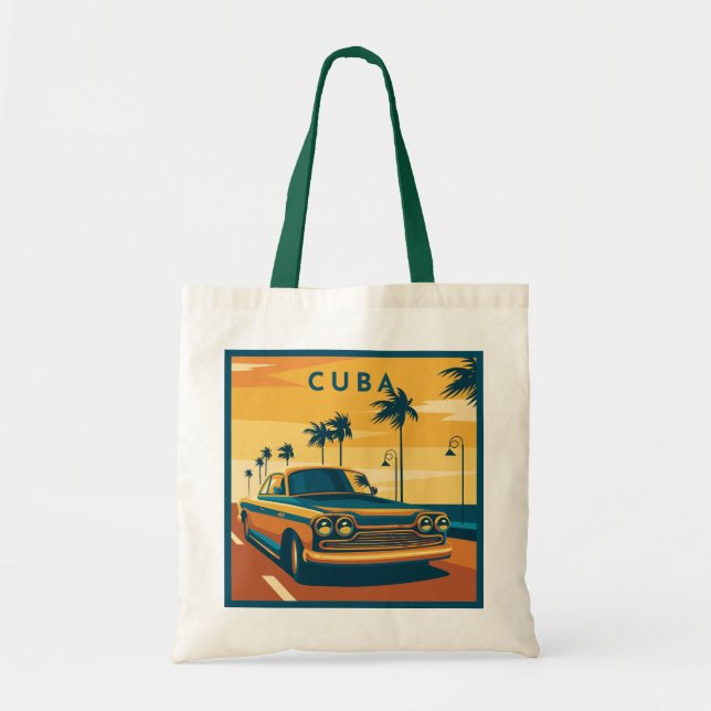 Tote Bag Illustration Cuba (Devant)