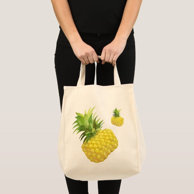 Tote Bag Illustration d'ananas (Devant (produit))