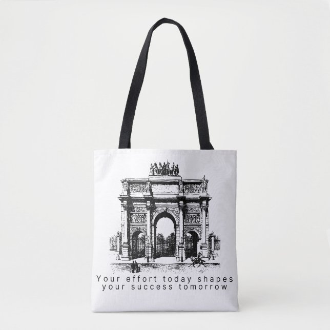 Tote Bag Illustration d'arche classique (Devant)