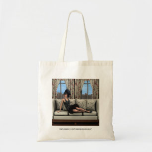 Tote Bag Illustration d'art de la mode Flapper des Années F