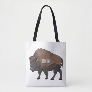 Tote Bag Illustration de bison