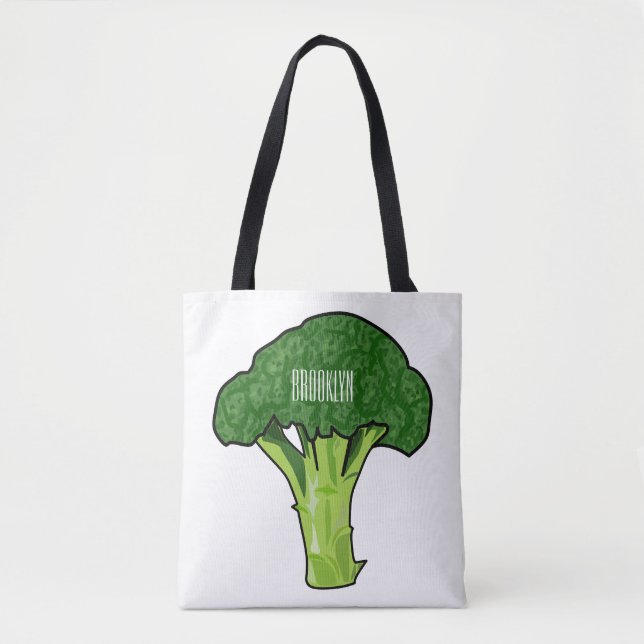 Tote Bag Illustration de Broccoli (Devant)