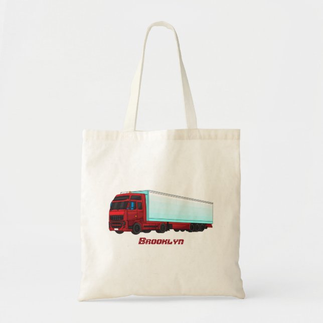 Tote Bag Illustration de camion roumain (Devant)