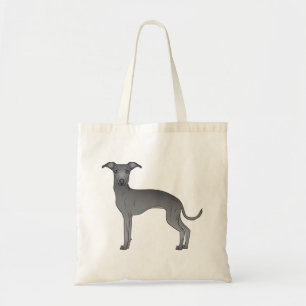 Tote Bag Illustration de chien de dessin animé Lévrier Ital