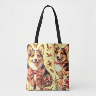 Tote Bag Illustration de Corgi Corgi gallois mignon