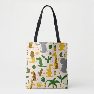 Tote Bag Illustration de couleur pastel dessinée à la main