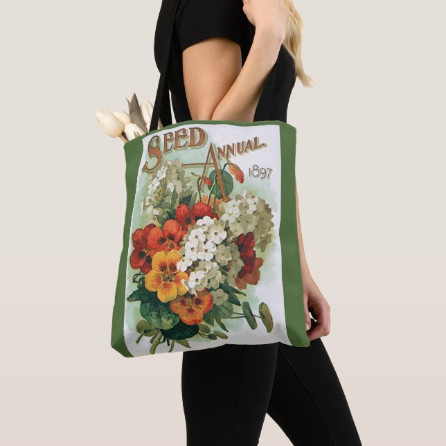 Tote Bag Illustration de couverture du catalogue de graines (De près)