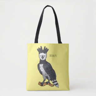 Tote Bag Illustration de dessin animé d'aigle harpie