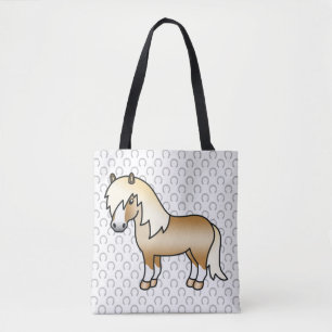 Tote Bag Illustration de dessin animé mignon de poney Shetl